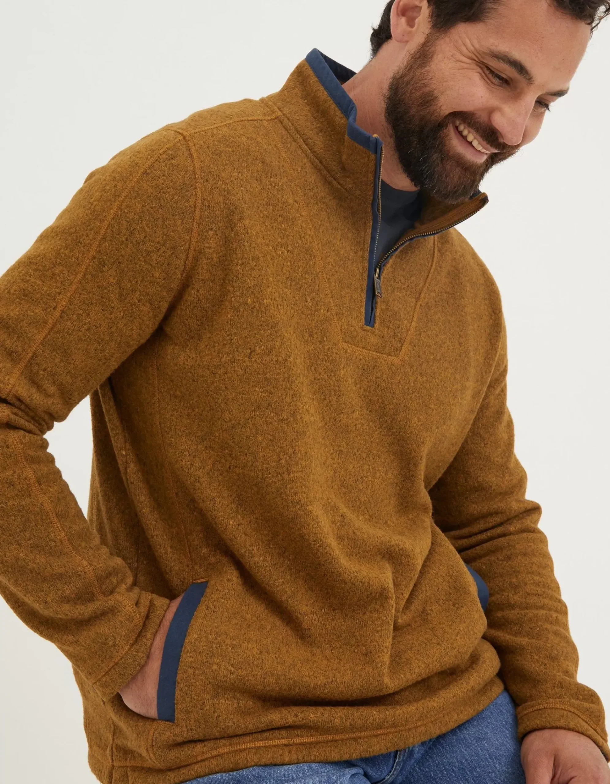 Haxby Fleece Half Neck Sweatshirt