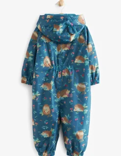 Hedgehog Print Puddlesuit