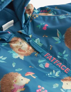 Hedgehog Print Puddlesuit