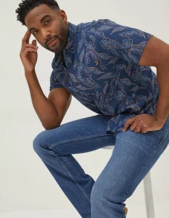 Hibiscus Print Shirt