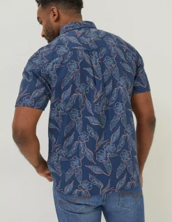 Hibiscus Print Shirt