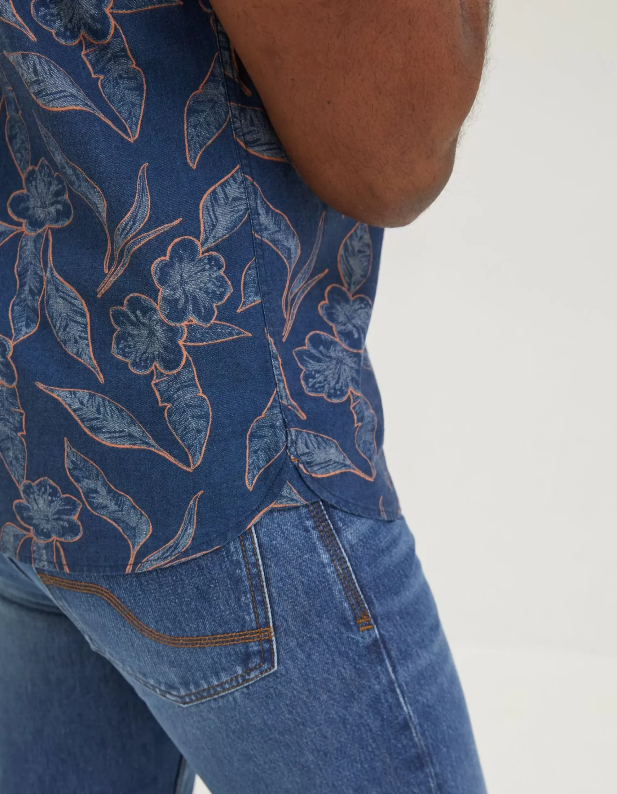 Hibiscus Print Shirt