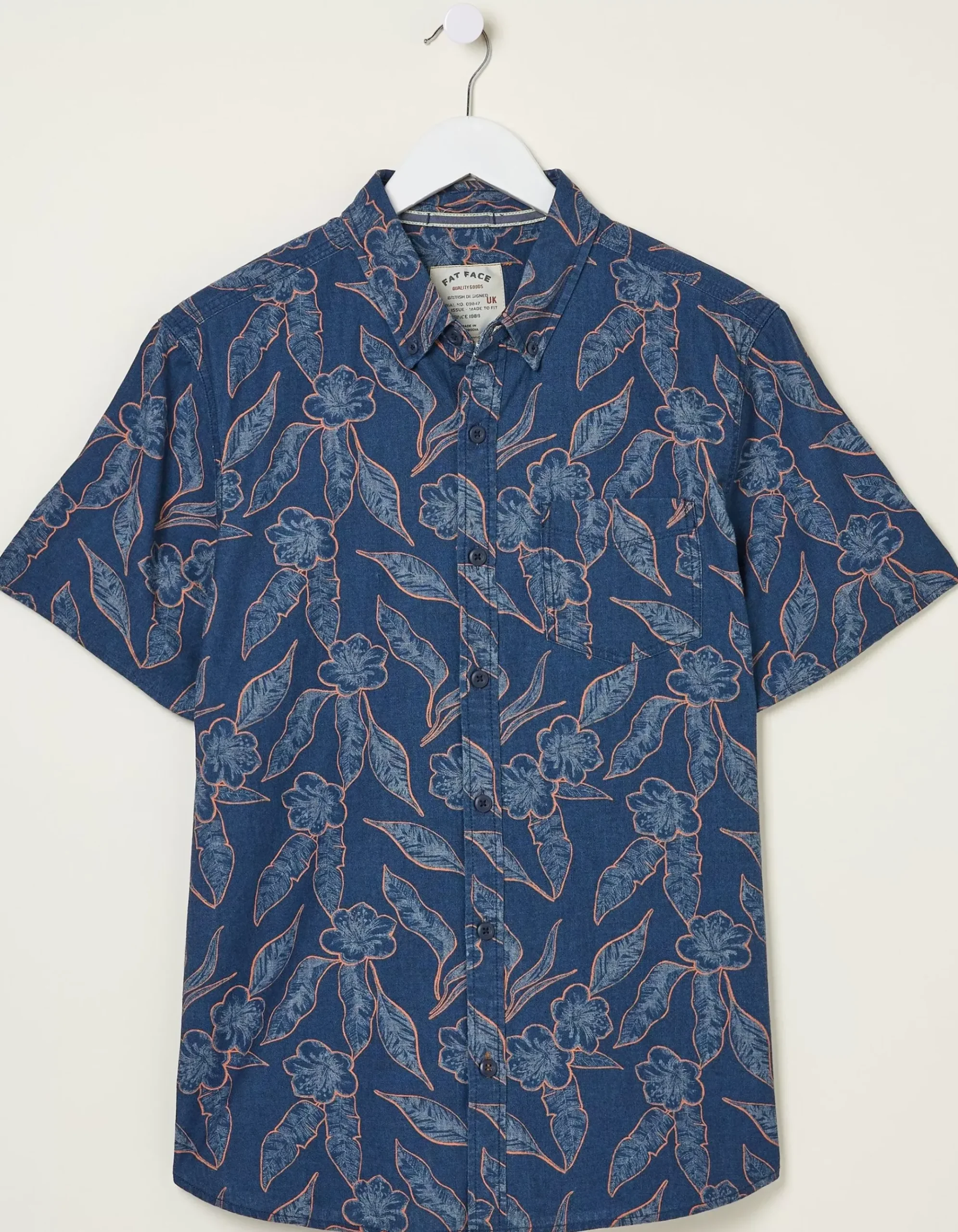 Hibiscus Print Shirt