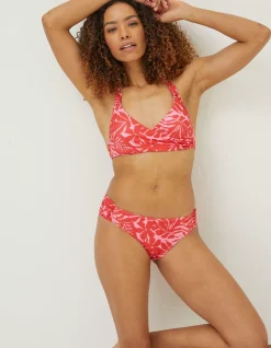 Ikat Leaves Bikini Bottoms