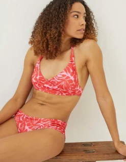 Ikat Leaves Bikini Bottoms