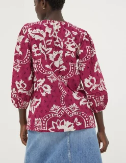 Imogen Broderie Floral Blouse