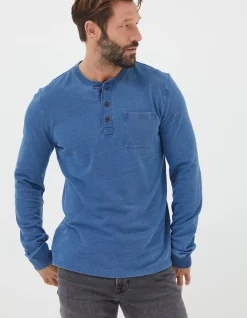 Indigo Henley T-Shirt