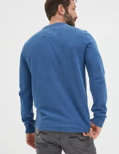 Indigo Henley T-Shirt