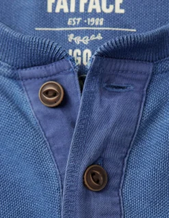 Indigo Henley T-Shirt