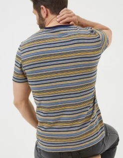 Indigo Multi Stripe T-Shirt