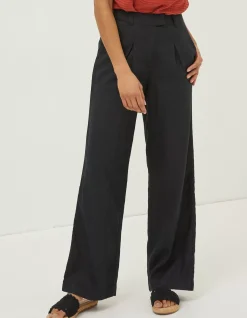 Ives Wide Leg Linen Trousers