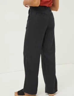 Ives Wide Leg Linen Trousers