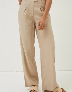 Ives Wide Leg Linen Trousers