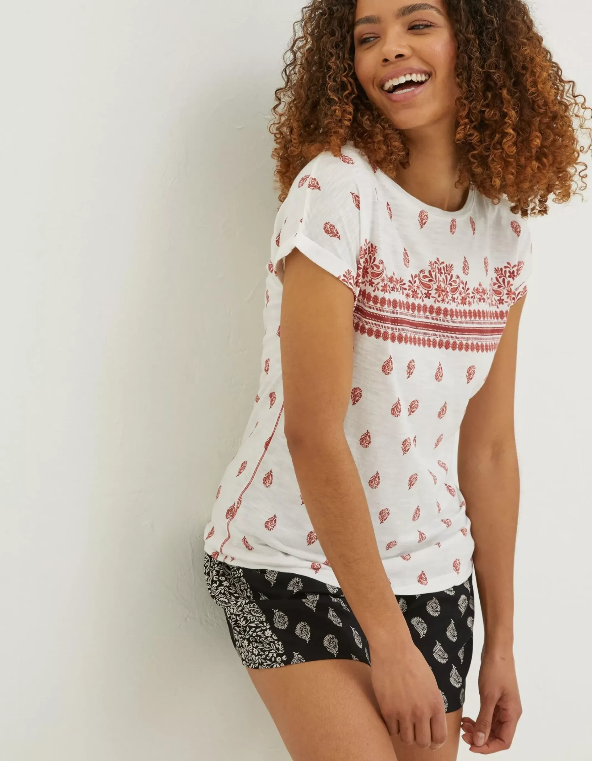 Ivy Woodblock Geo T-Shirt