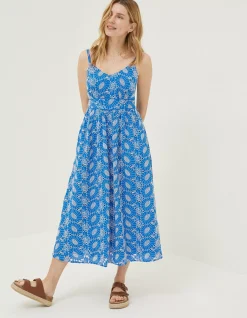 Jayden Broderie Midi Dress