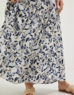 Jayla Batik Flower Maxi Skirt