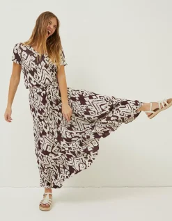 Jayla Bold Ikat Maxi Skirt