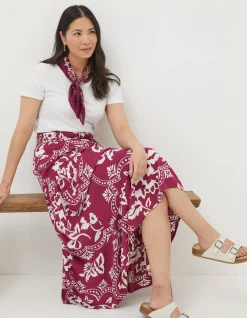 Jayla Wallpaper Floral Maxi Skirt
