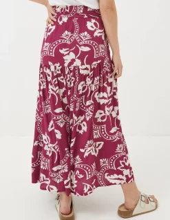 Jayla Wallpaper Floral Maxi Skirt