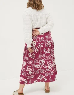 Jayla Wallpaper Floral Maxi Skirt