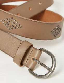 Jean Stud Leather Belt