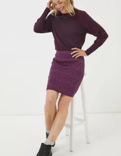 Jennie Ikat Geo Jersey Skirt