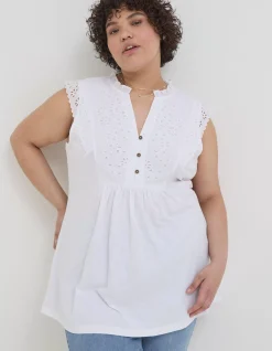 Jessica Embroidered Tunic Top