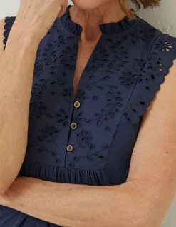 Jessica Embroidered Tunic Top
