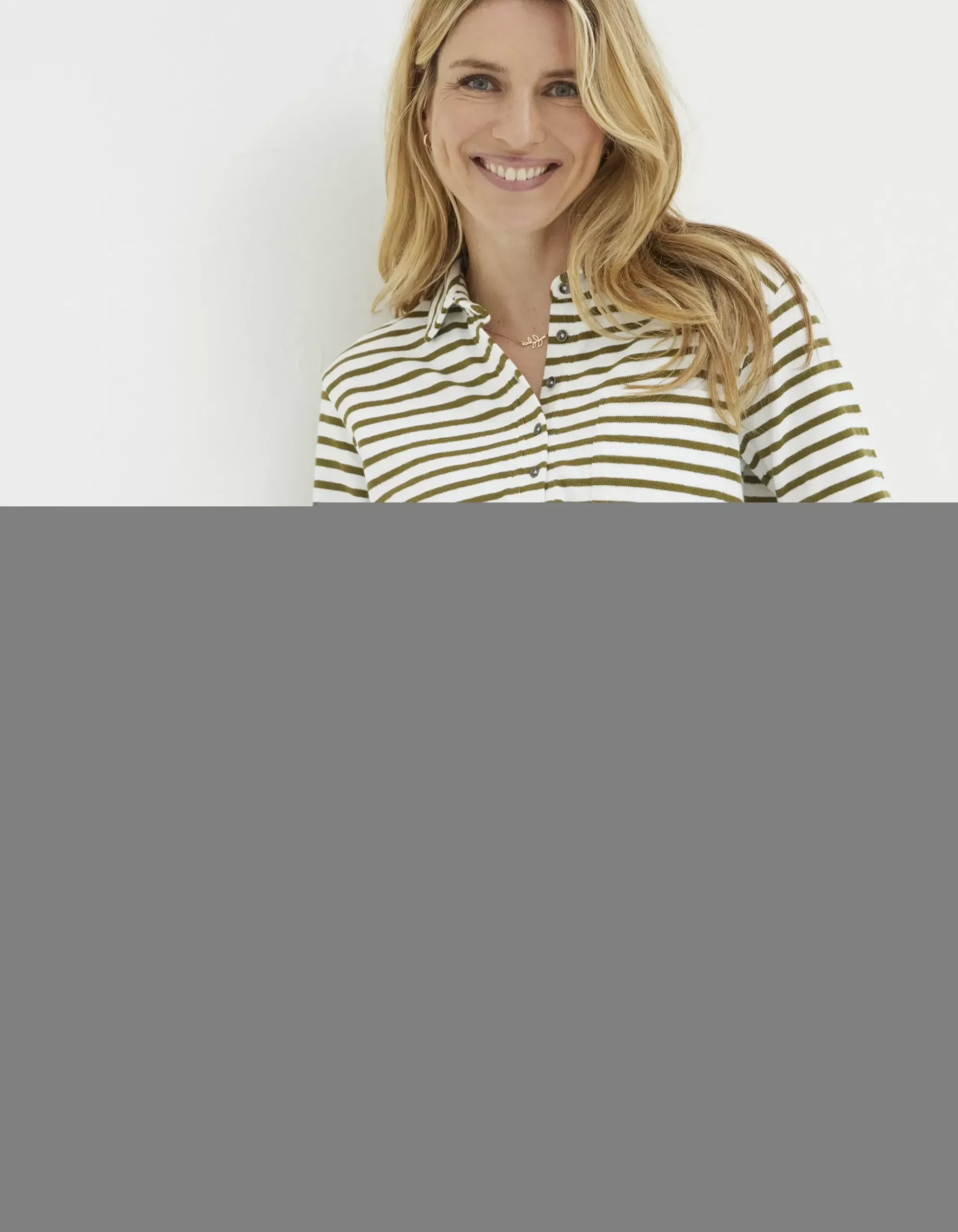Jodie Striped Jersey Shirt