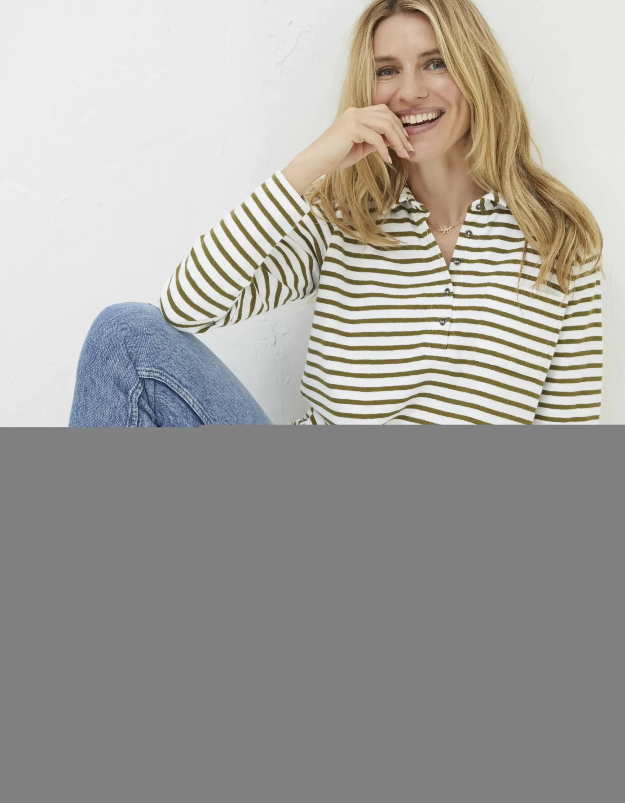 Jodie Striped Jersey Shirt