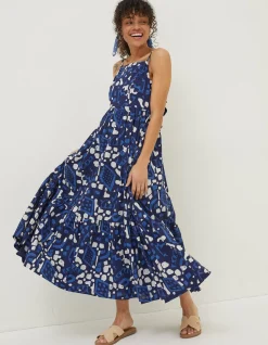 Julien Geo Batik Midi Dress