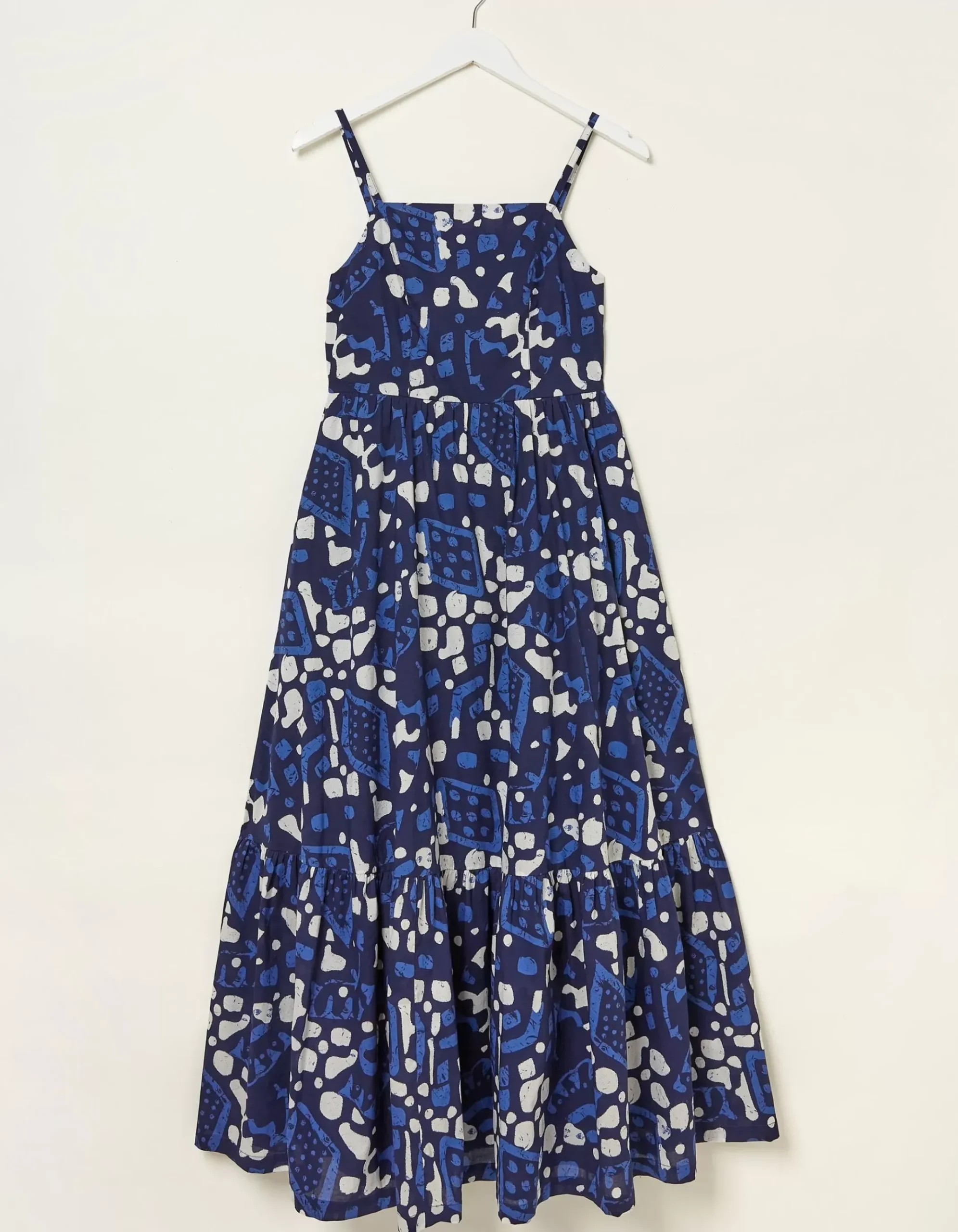 Julien Geo Batik Midi Dress