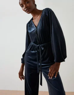 Juniper Velvet Jumpsuit