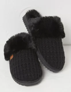Kaia Knitted Mule Slippers