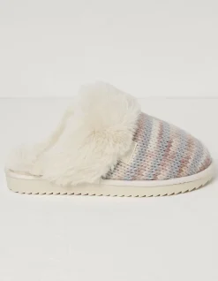 Kaia Knitted Mule Slippers