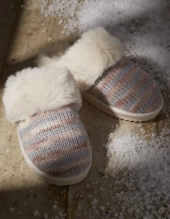 Kaia Knitted Mule Slippers