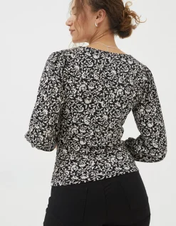 Kara Mono Vines Top