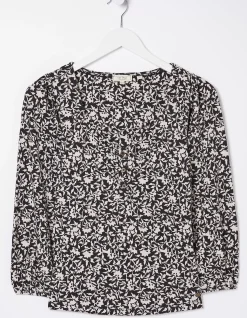 Kara Mono Vines Top
