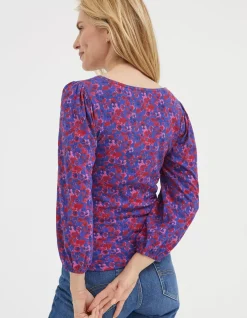 Kara Painterly Floral Top