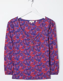 Kara Painterly Floral Top