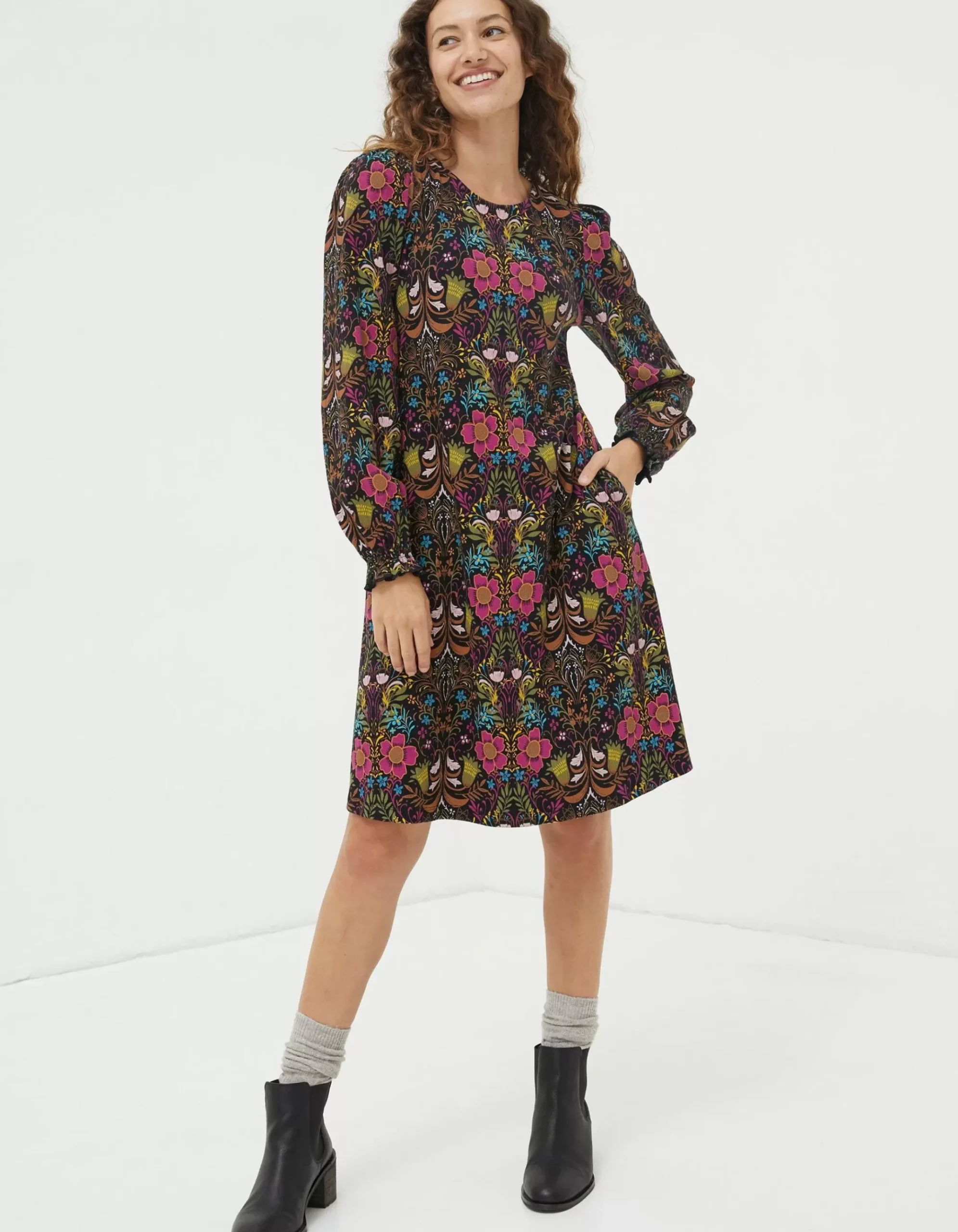 Kareen Art Floral Dress