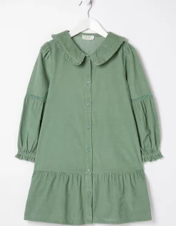 Katy Collared Cord Dress