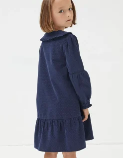 Katy Collared Cord Dress
