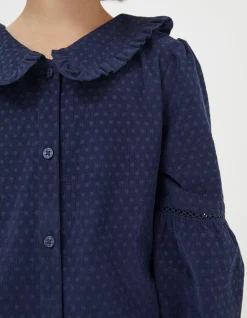 Katy Collared Cord Dress
