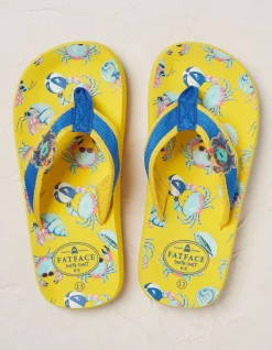 Kids Crab Flip Flops