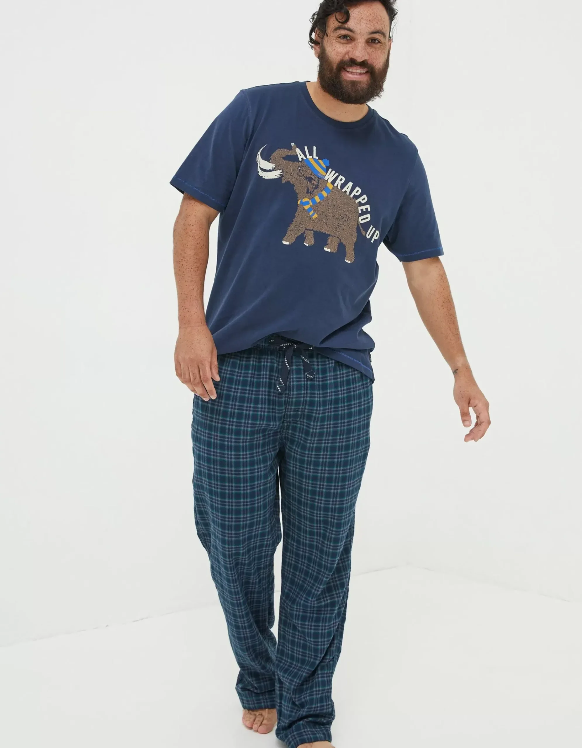 Kinsale Check Pyjama Bottoms