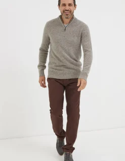 Lambswool Half Neck Jumper