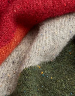 Lambswool Stripe Crew Jumper