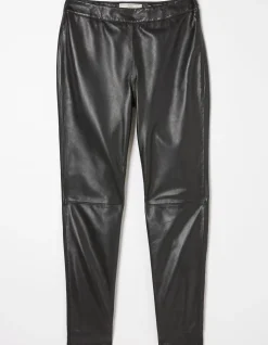 Lana Leather Tapered Trousers