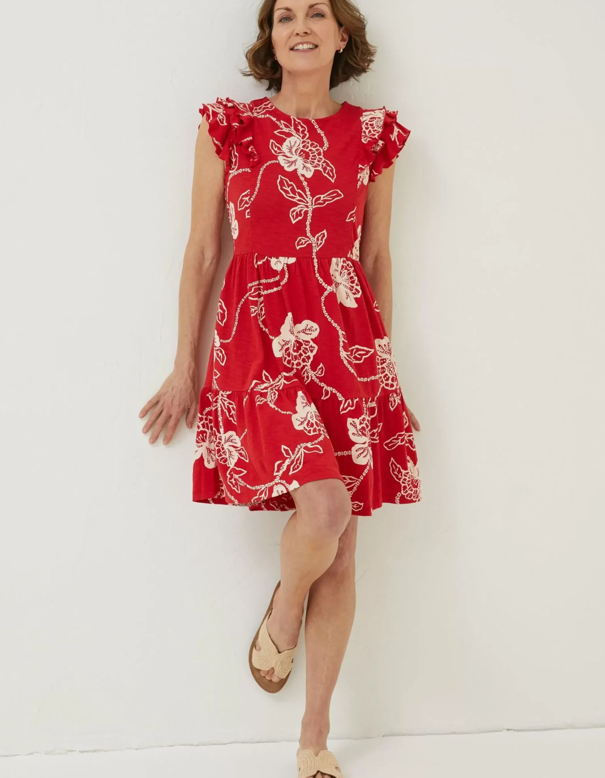 Laurie Batik Jersey Dress